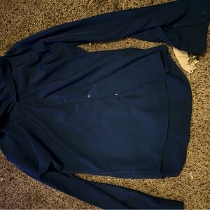 Blue Button-Up Shirt